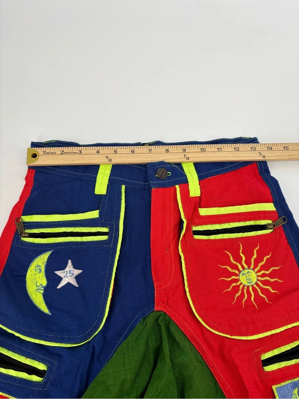 Bicycle Day 1943 Albert Hofmann Psychedelic Shorts Size‎ 30 Trippy Rave Festival